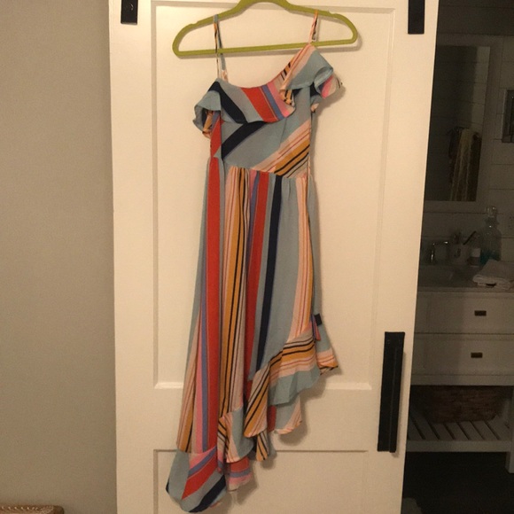 Brand new never worn multi colored ASOS dress - Picture 4 of 7